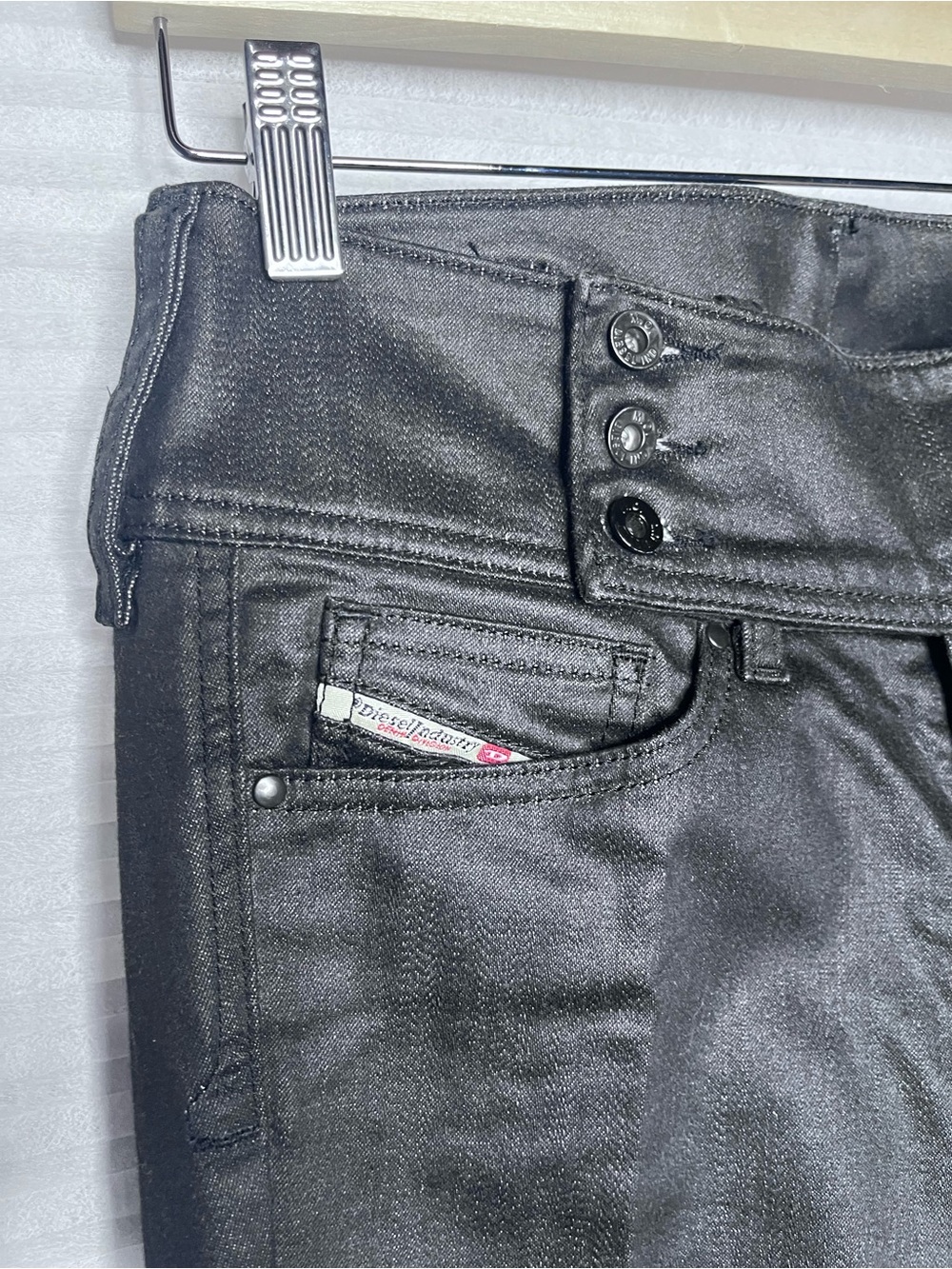 Diesel Black Boot Cut Jeans - Picture 4 of 13